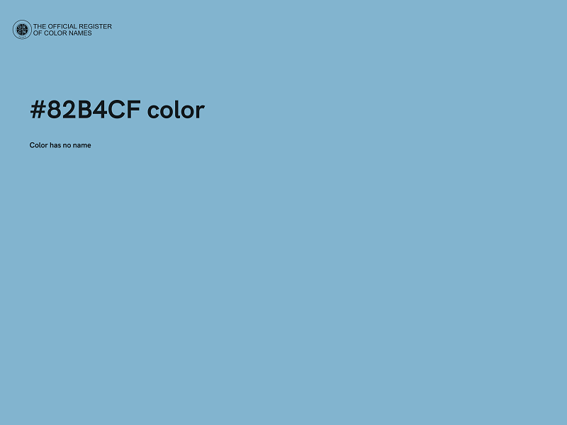 #82B4CF color image