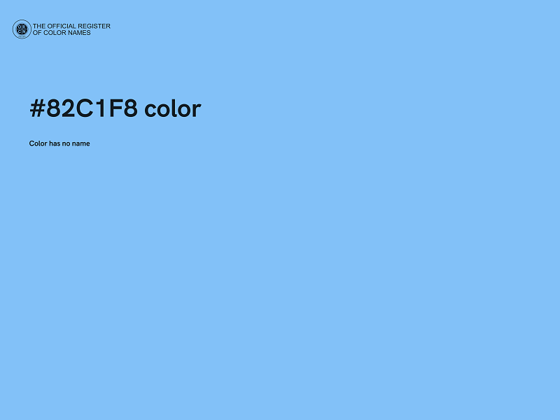 #82C1F8 color image