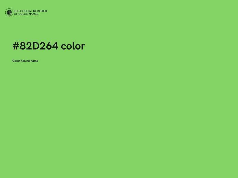 #82D264 color image