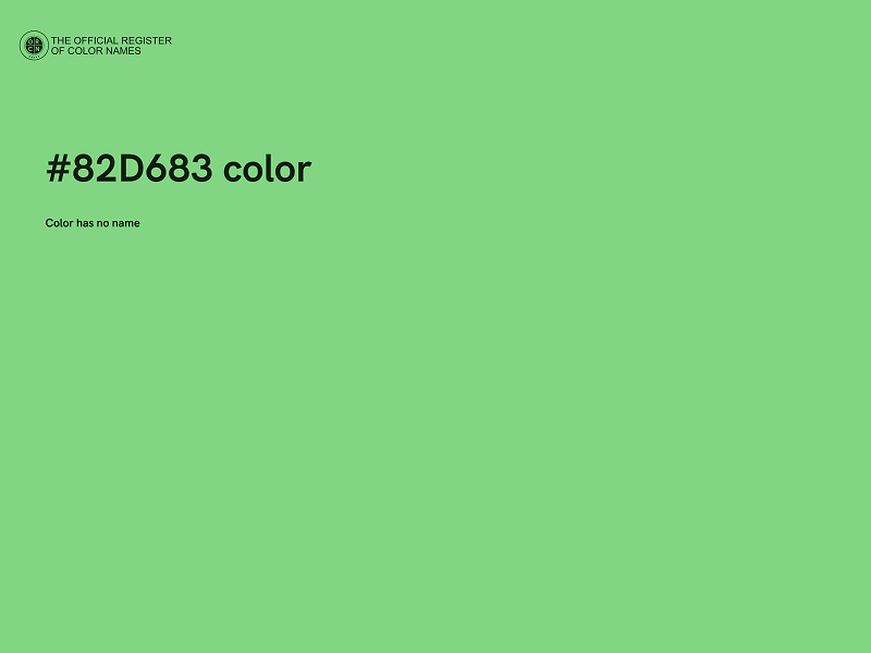 #82D683 color image