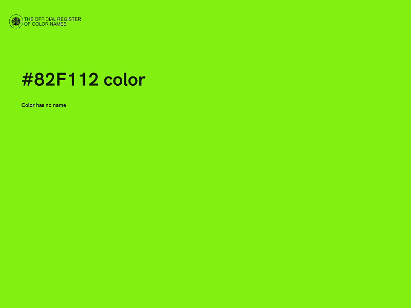 #82F112 color image