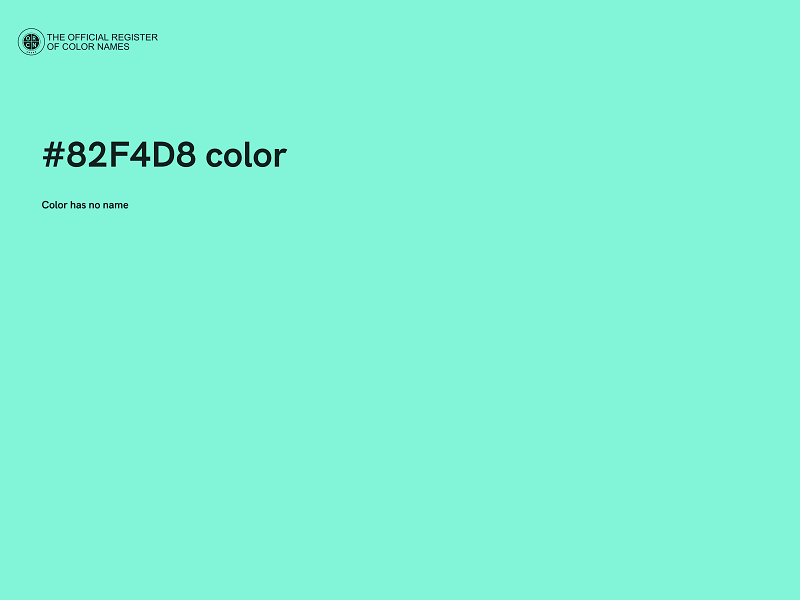 #82F4D8 color image