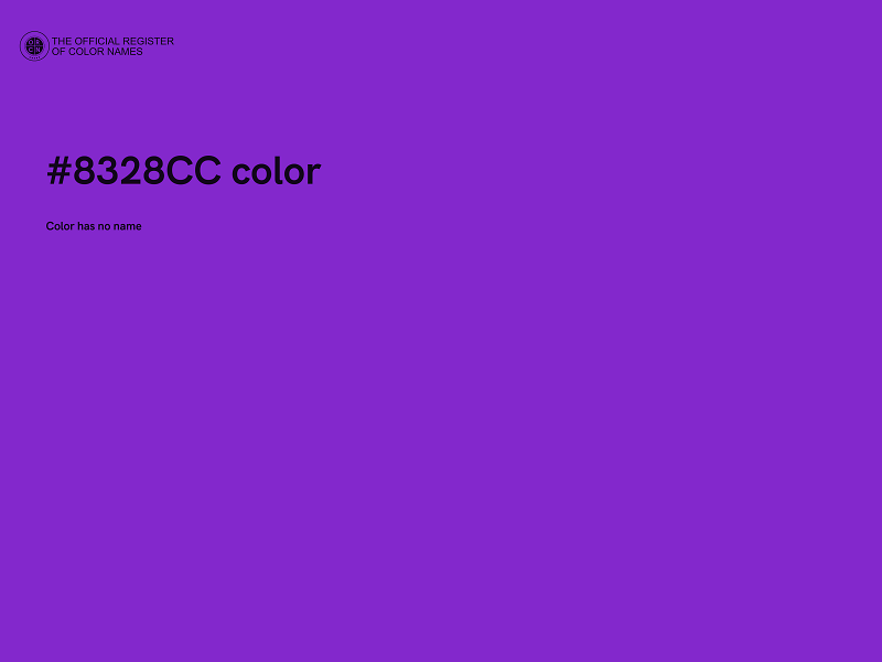 #8328CC color image