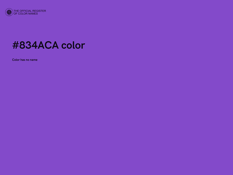 #834ACA color image