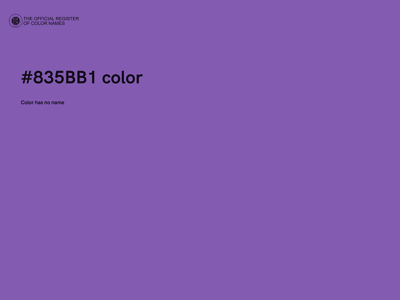 #835BB1 color image