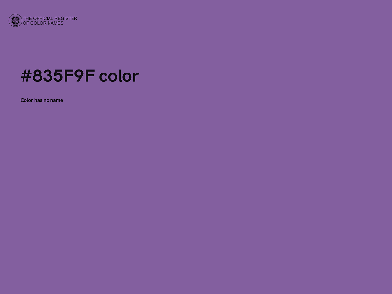 #835F9F color image