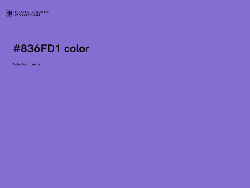 #836FD1 color image