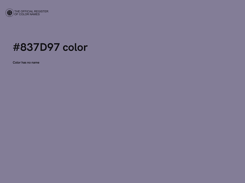 #837D97 color image