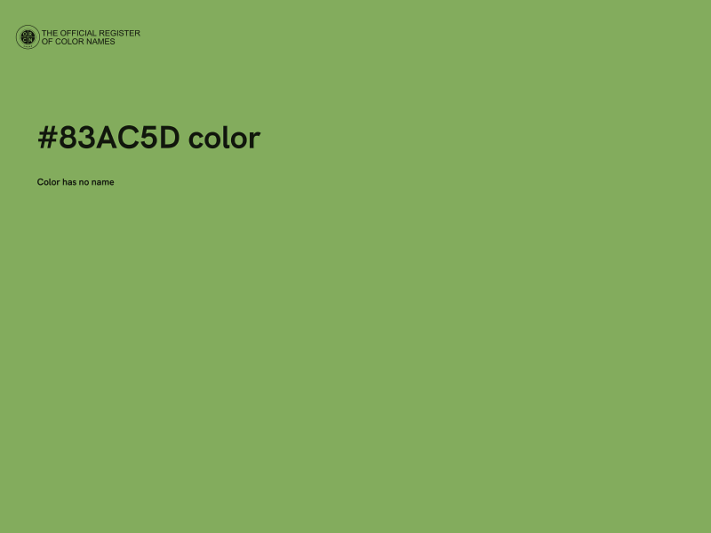 #83AC5D color image