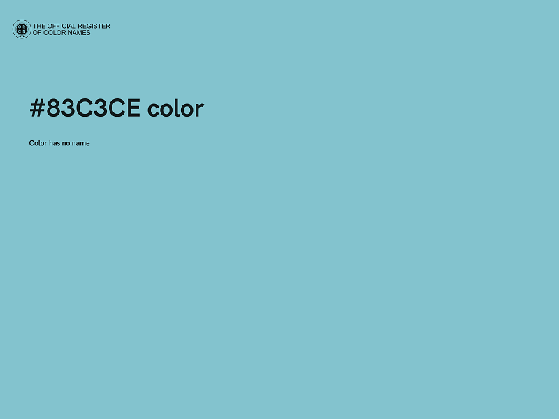 #83C3CE color image