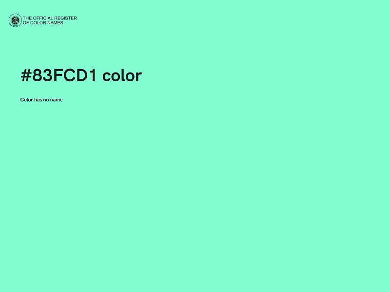 #83FCD1 color image