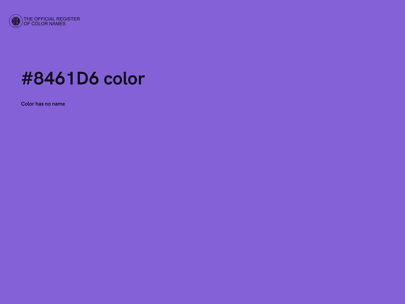 #8461D6 color image