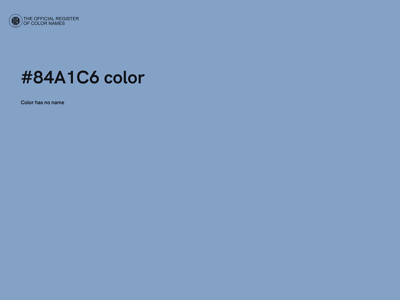 #84A1C6 color image