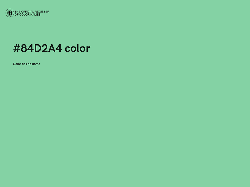 #84D2A4 color image