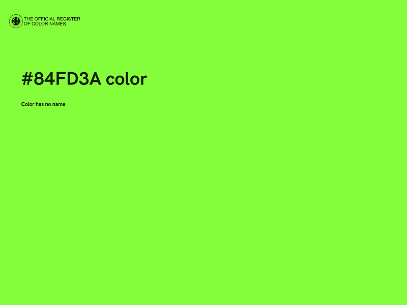 #84FD3A color image