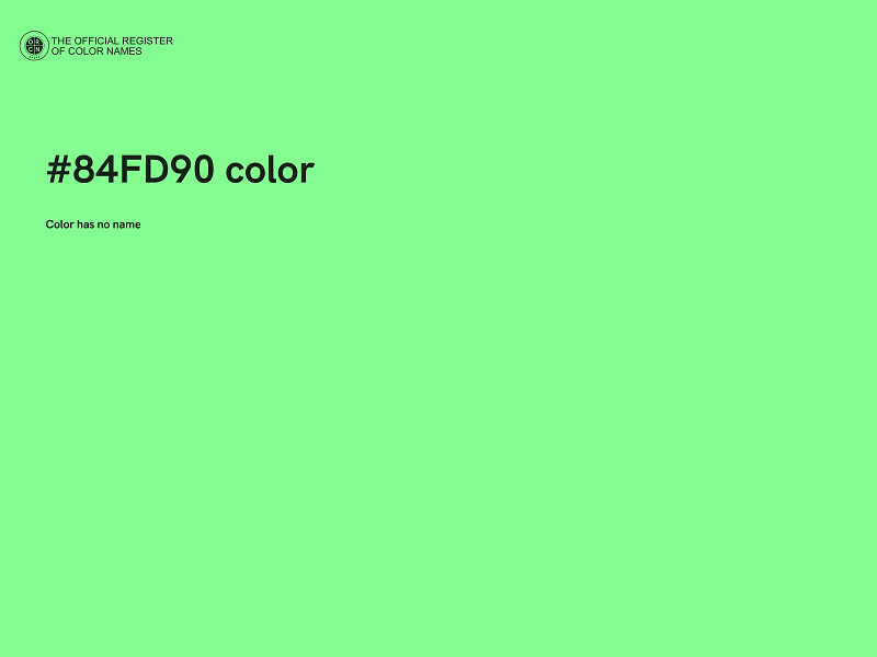 #84FD90 color image