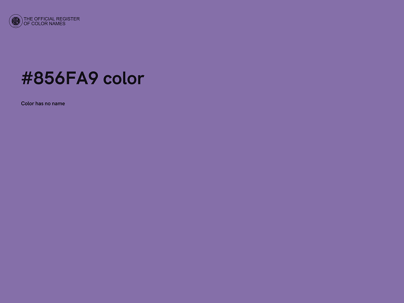 #856FA9 color image