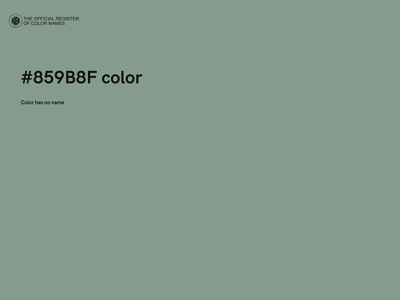 #859B8F color image