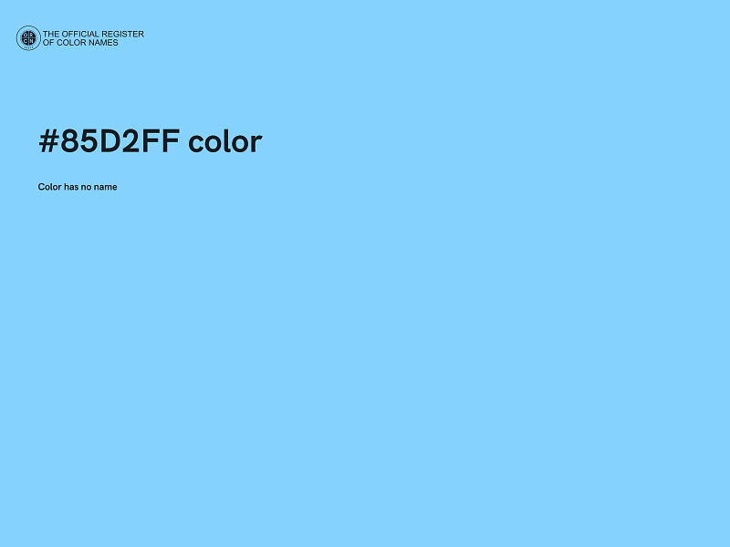 #85D2FF color image