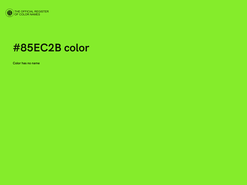 #85EC2B color image