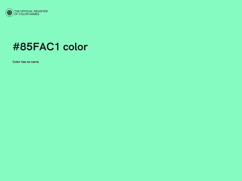 #85FAC1 color image