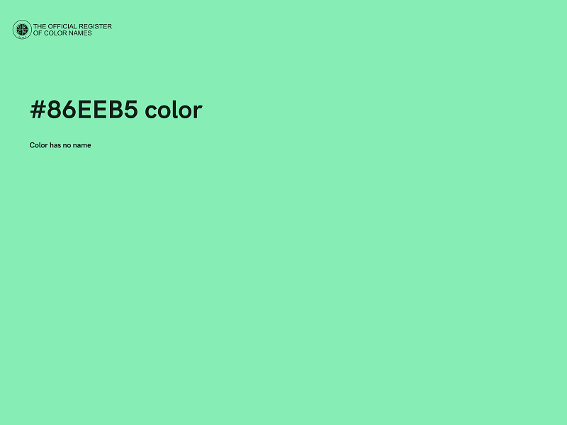 #86EEB5 color image