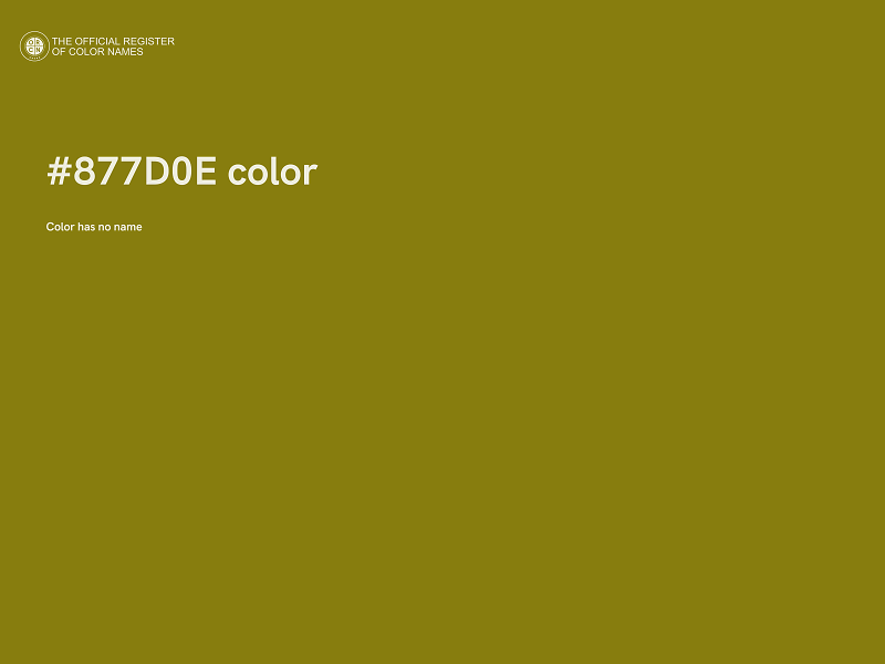 #877D0E color image