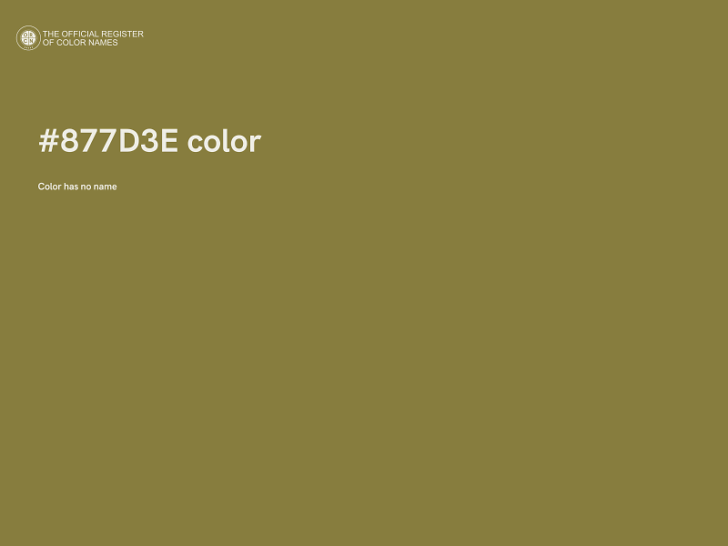 #877D3E color image