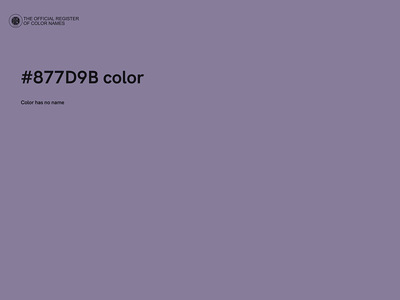 #877D9B color image