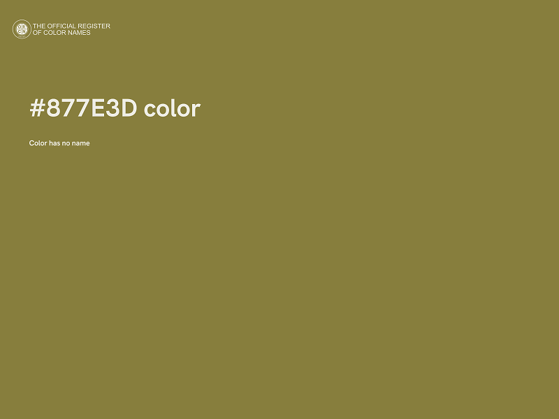 #877E3D color image