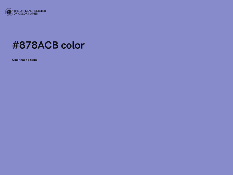 #878ACB color image