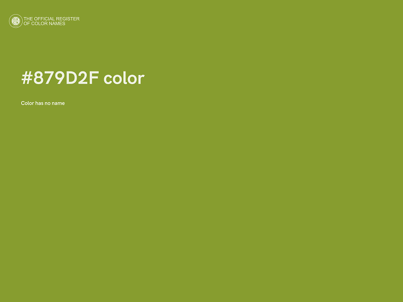 #879D2F color image