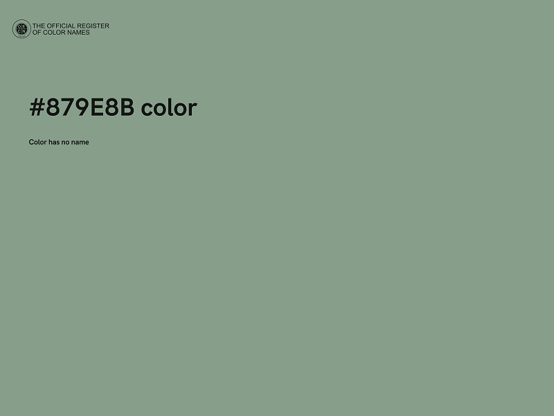 #879E8B color image