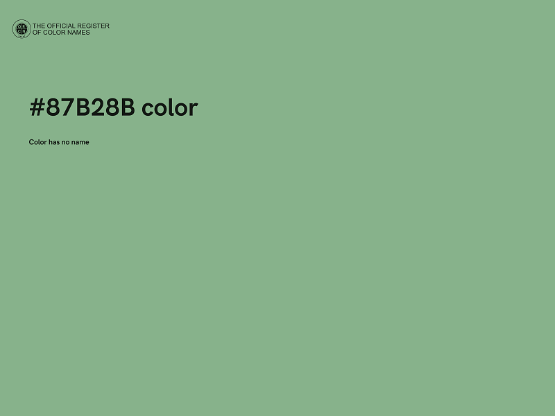 #87B28B color image