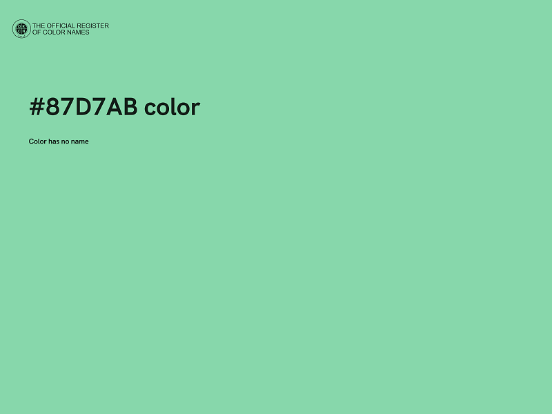 #87D7AB color image