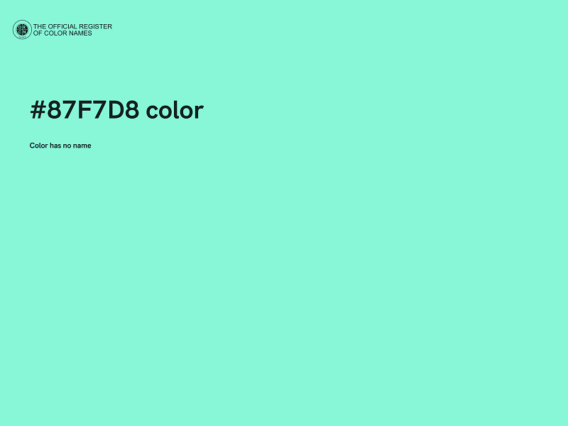 #87F7D8 color image