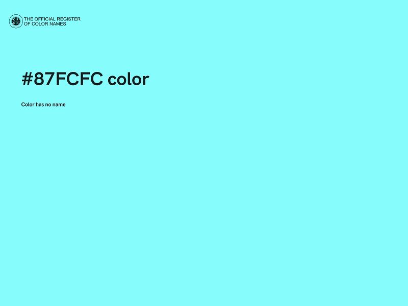 #87FCFC color image