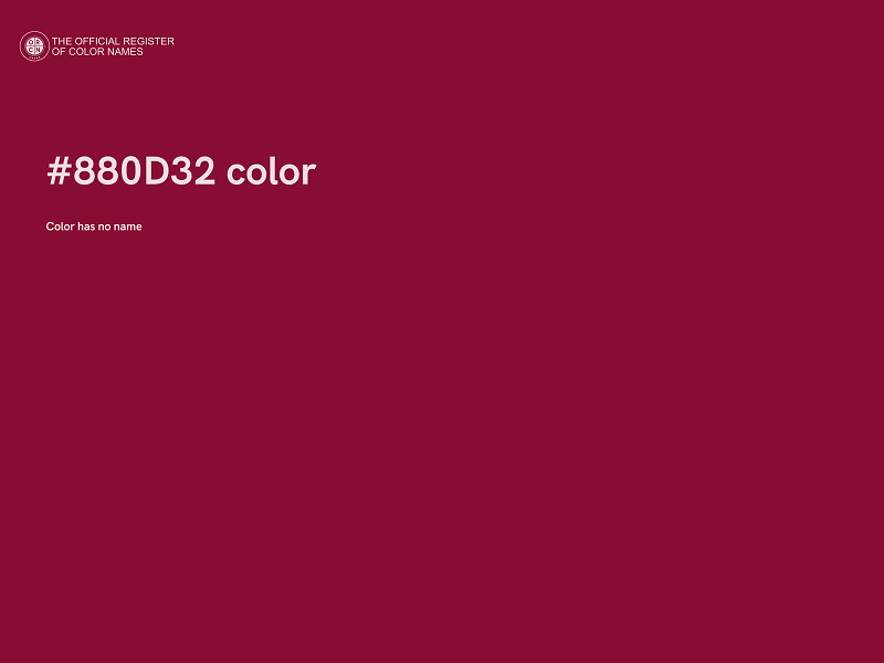 #880D32 color image