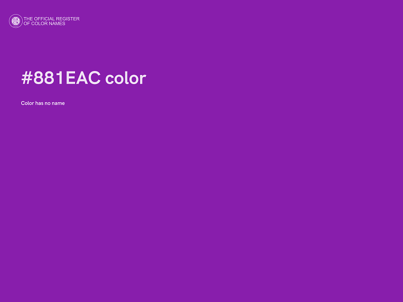 #881EAC color image