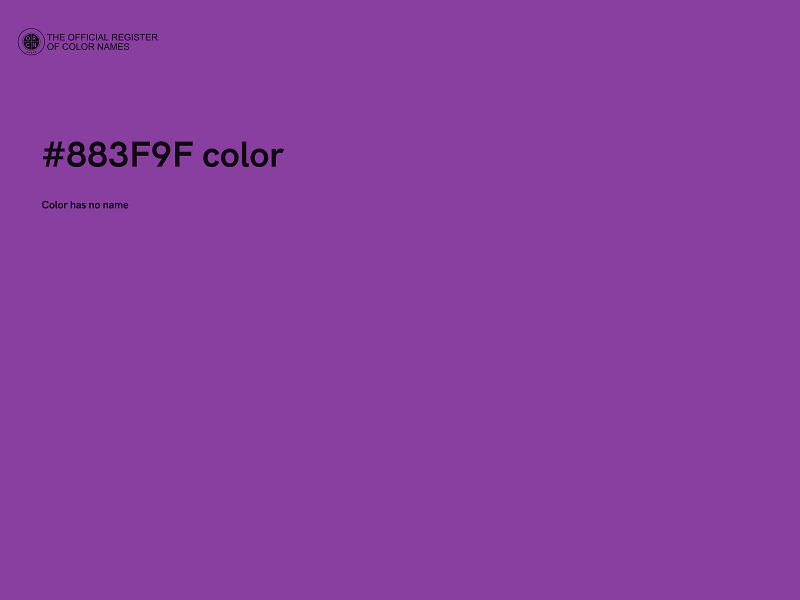 #883F9F color image