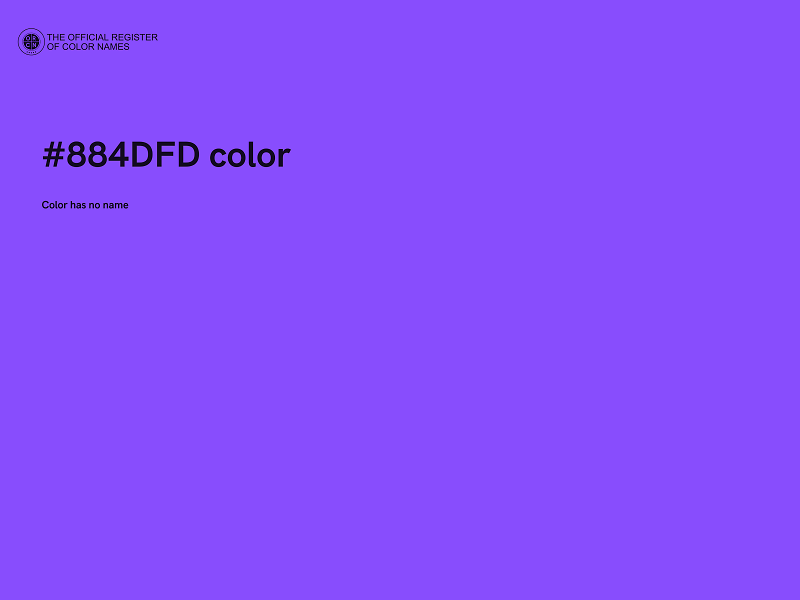 #884DFD color image