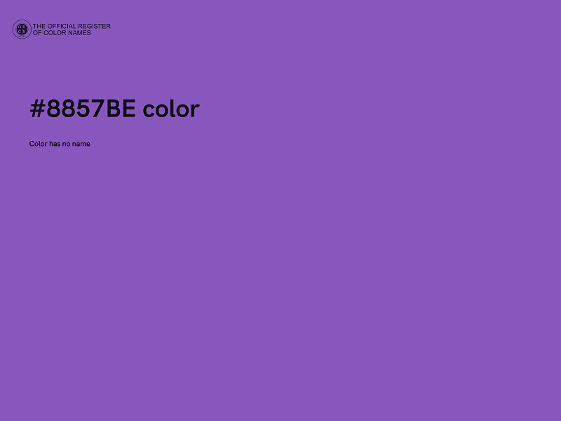 #8857BE color image