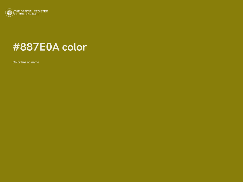 #887E0A color image