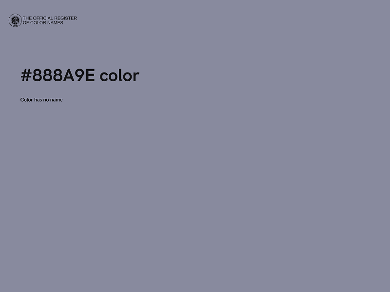 #888A9E color image