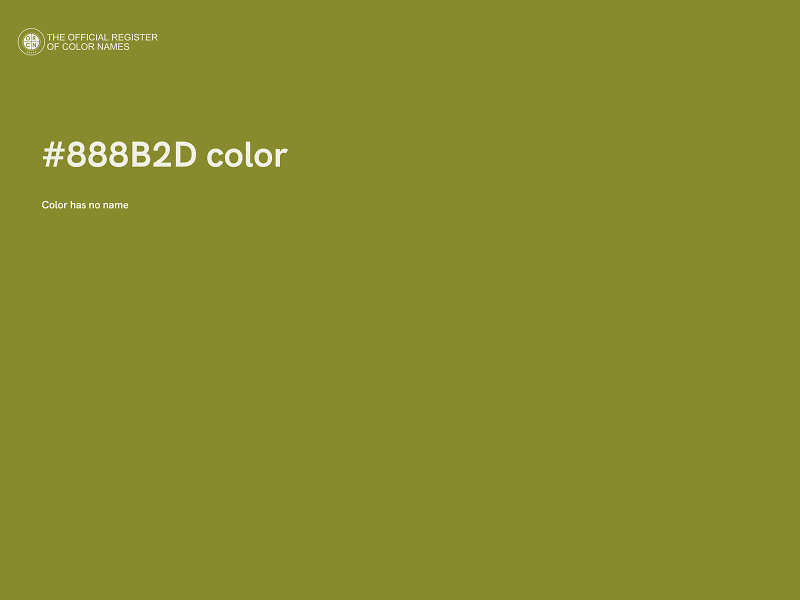 #888B2D color image