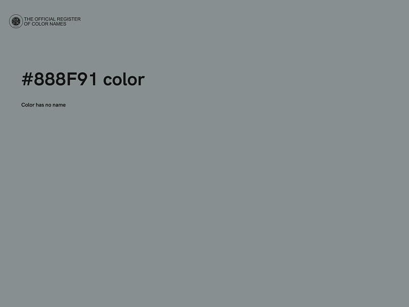 #888F91 color image