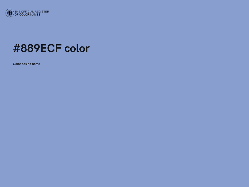 #889ECF color image