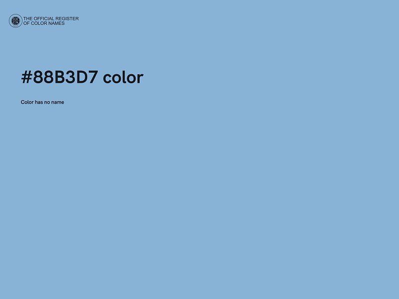 #88B3D7 color image