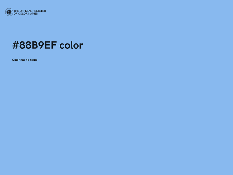 #88B9EF color image