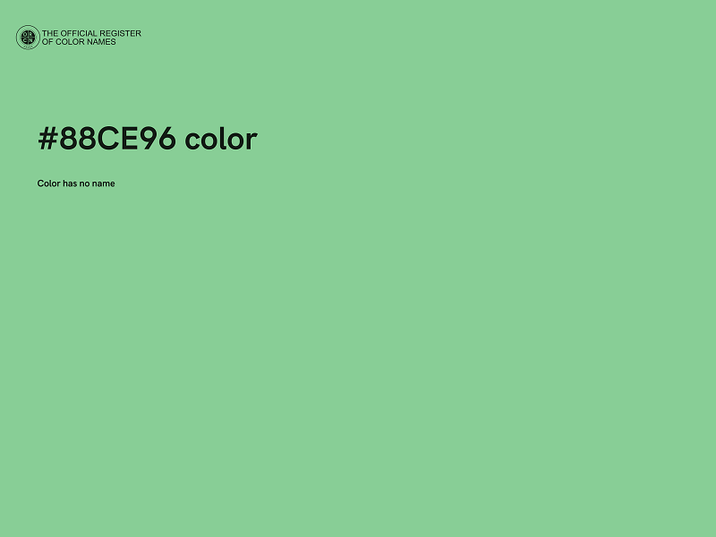 #88CE96 color image